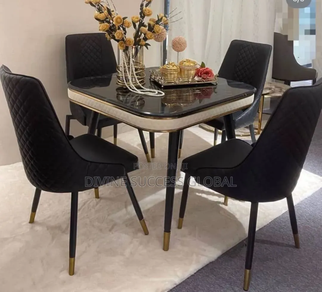 Luxury Quality Imported Dining Table Set With 4 Chairs