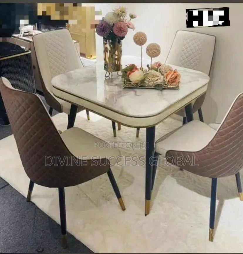 Luxury Quality Imported Dining Table Set With 4 Chairs