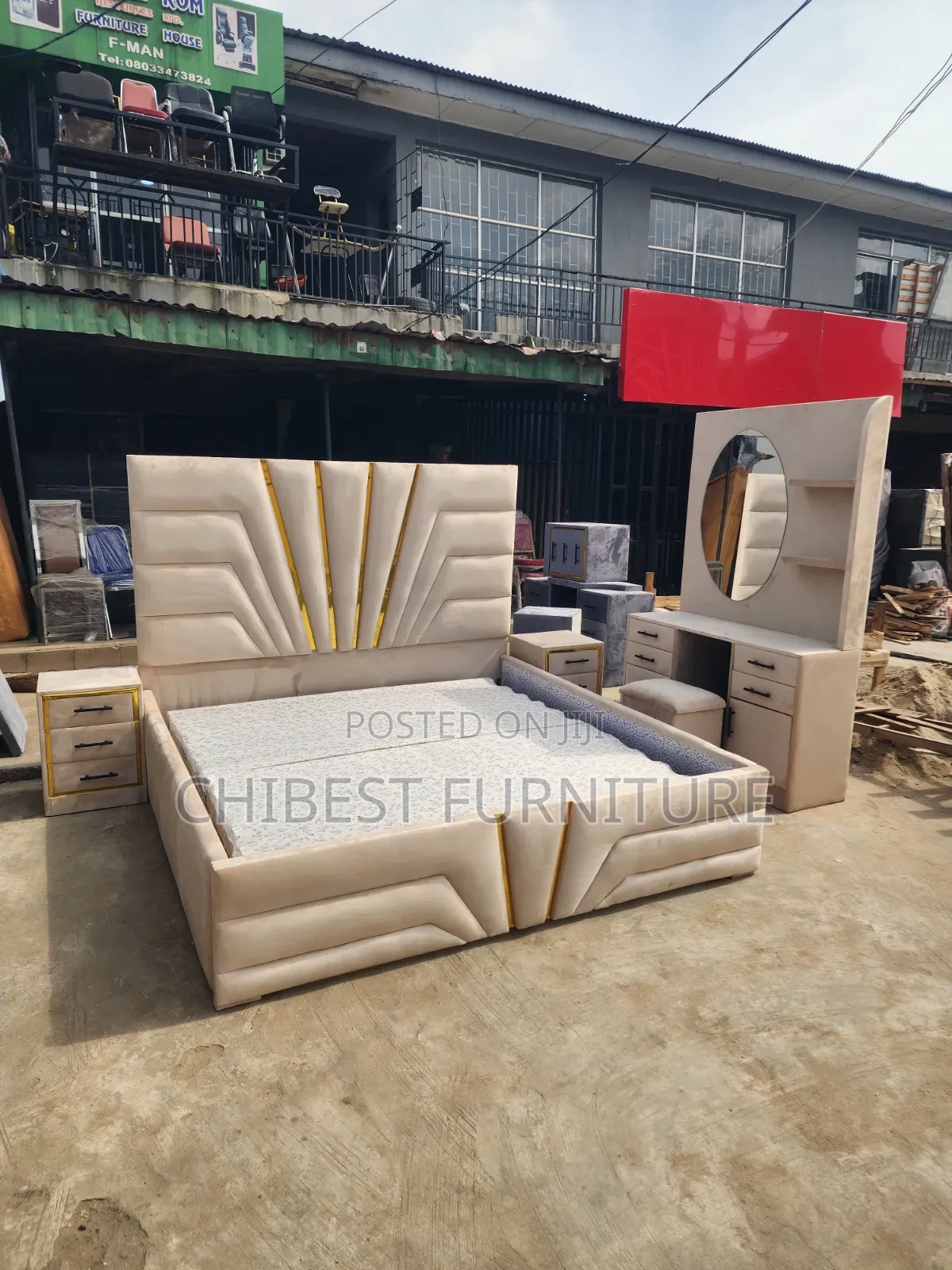 5ft Tall Padded 6by6 Set of Bed.