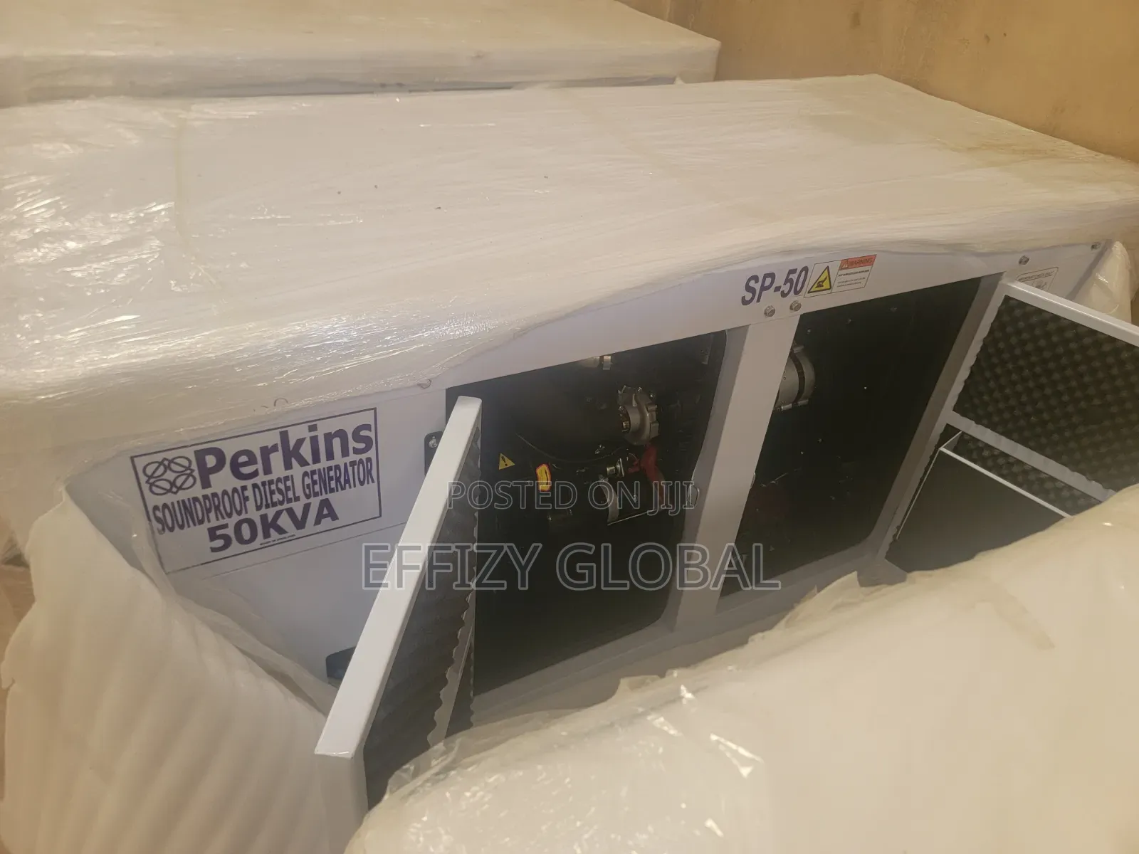 50kva Perkins England Soundproof Diesel Generator 100%pure Copper Coil