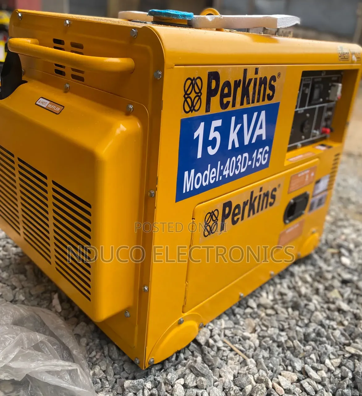 Original Perkins 15kva Diesel Generator  Copper