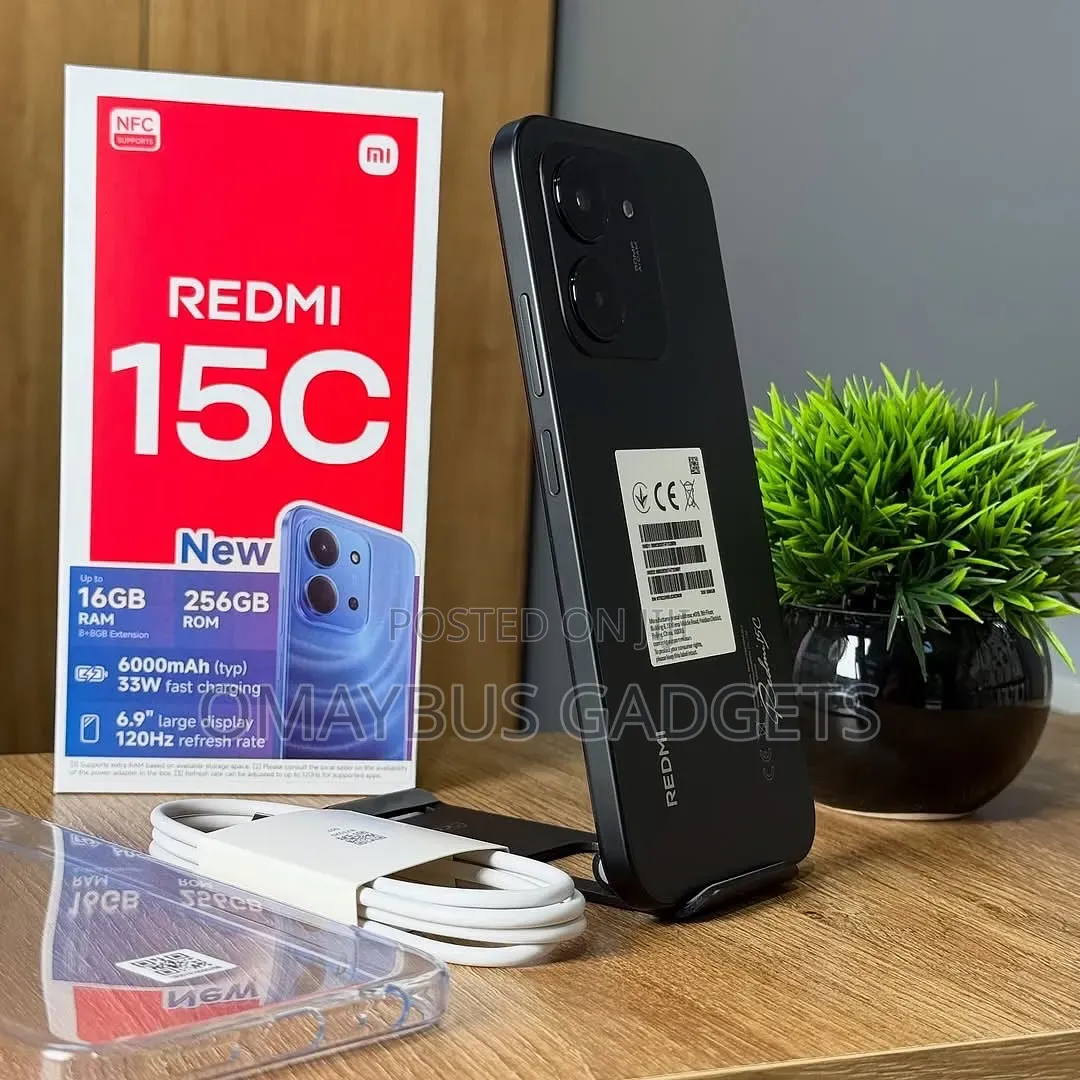 New Xiaomi Redmi 15C 4G 128 GB Black