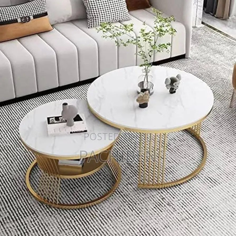 Elegant Faux Marble Centre Table