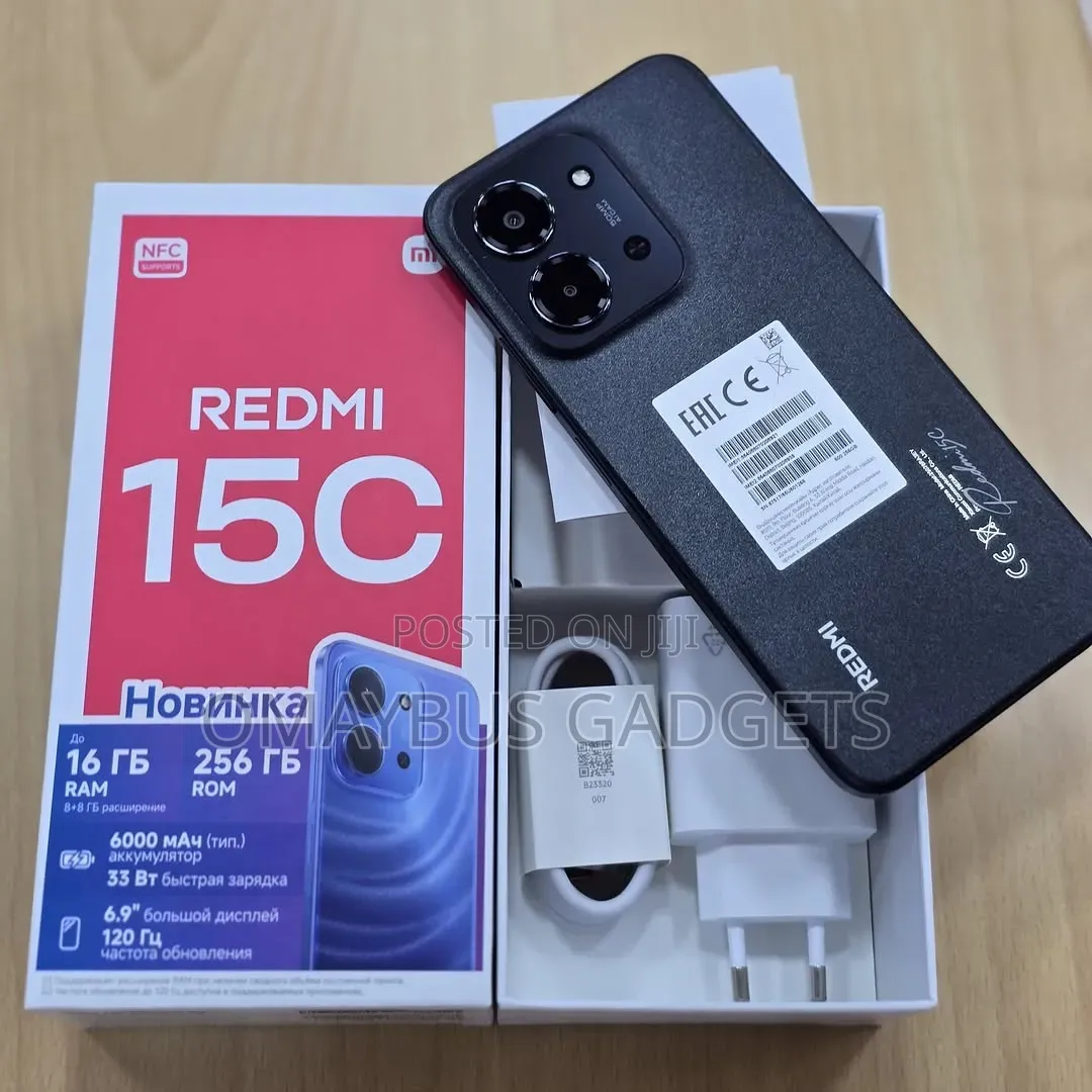 New Xiaomi Redmi 15C 4G 128 GB Black