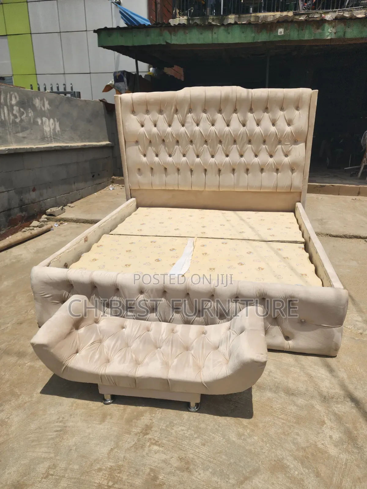 Standard 6by6 Bed With Leg Rest.