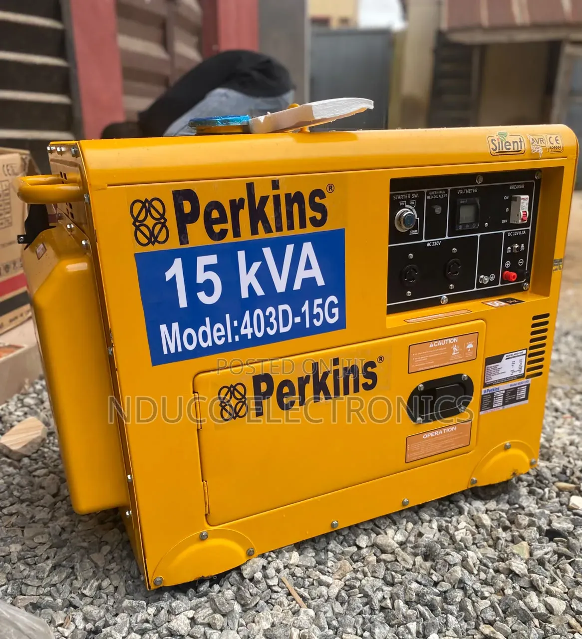 The Original Perkins 15kva Diesel Soundproof Generator