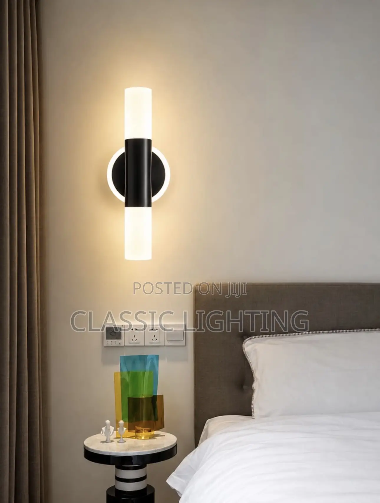 LED Wall Lamp Foyer Bedroom Sconce Aisle Dining Room Lighting Clear