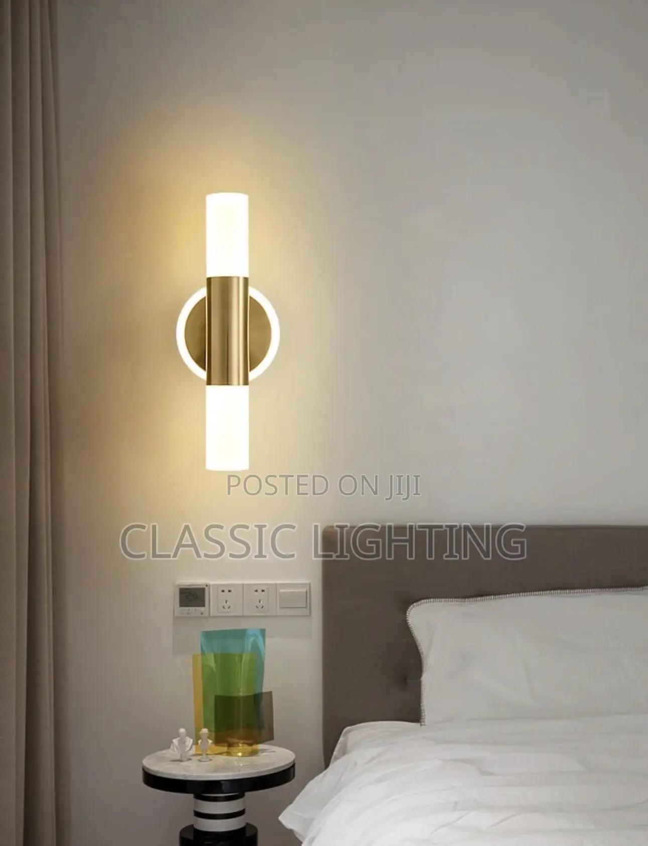 LED Wall Lamp Foyer Bedroom Sconce Aisle Dining Room Lighting Clear