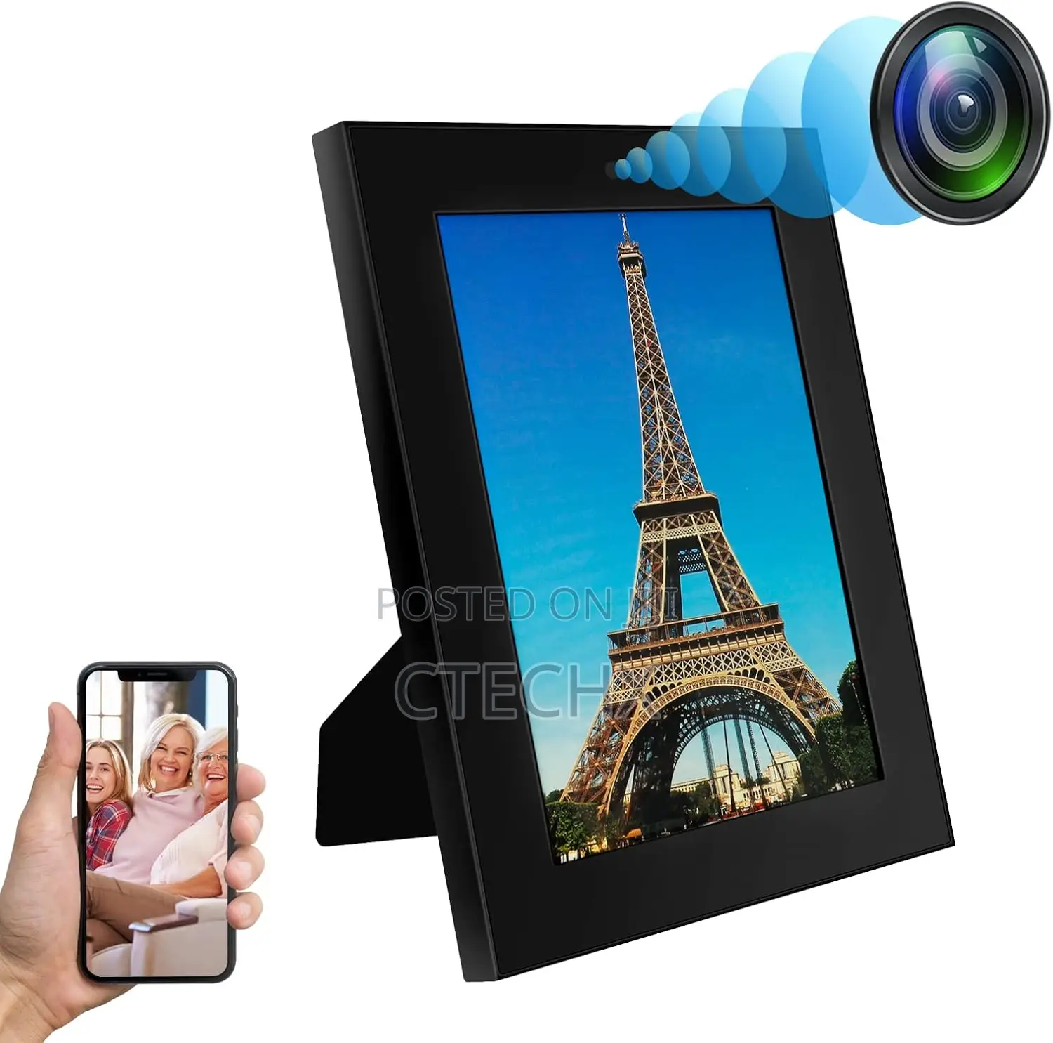 Photo Frame Hidden Camera, WiFi Spy Camera