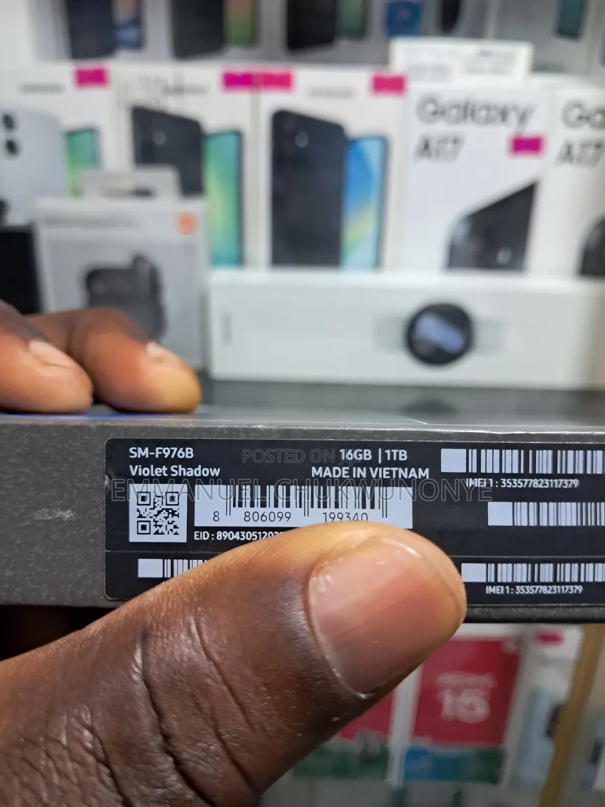 New Samsung Galaxy Z Fold8 1 TB Black