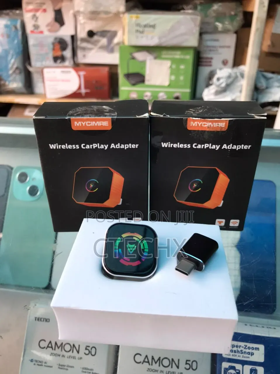 Wireless Carplay Adapter for iPhone, Wired to Wireless, 2026 Upgraded