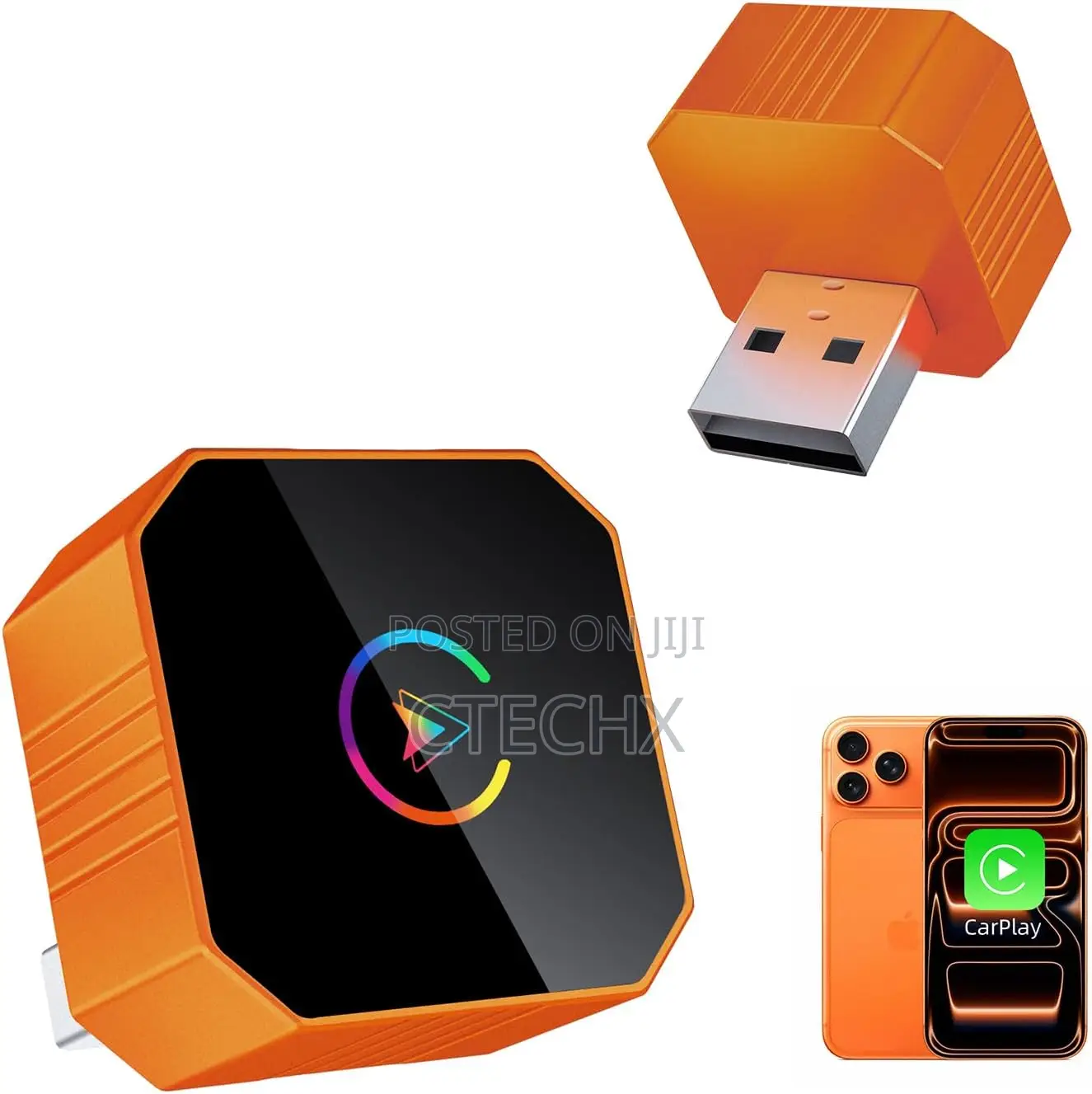 Wireless Carplay Adapter for iPhone, Wired to Wireless, 2026 Upgraded
