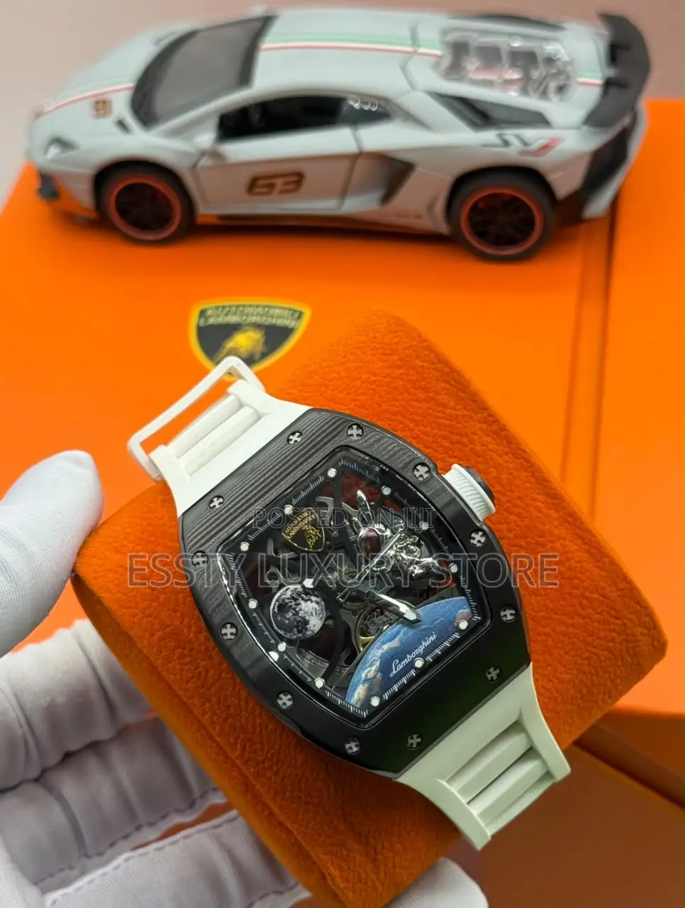 High Quality Luxury Lamborghini Rubber Watches