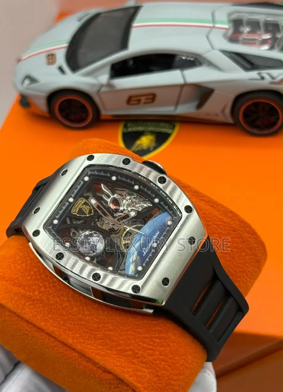 High Quality Luxury Lamborghini Rubber Watches