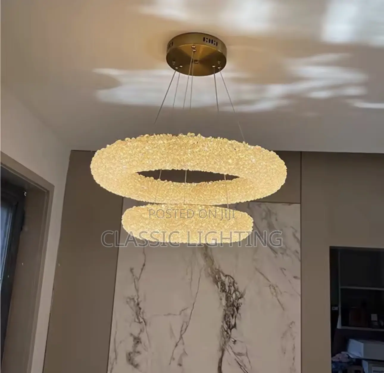 Modern Crystal Living Room Pendant Light Indoor Lighting Ceiling Light