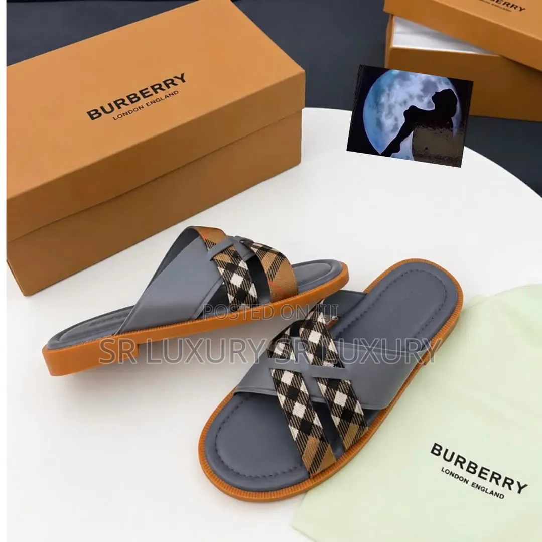 Stylish Men’s Burberry Slides