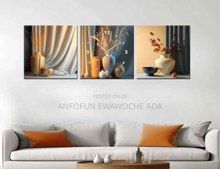 3-in-1 Decorative Wall Clock