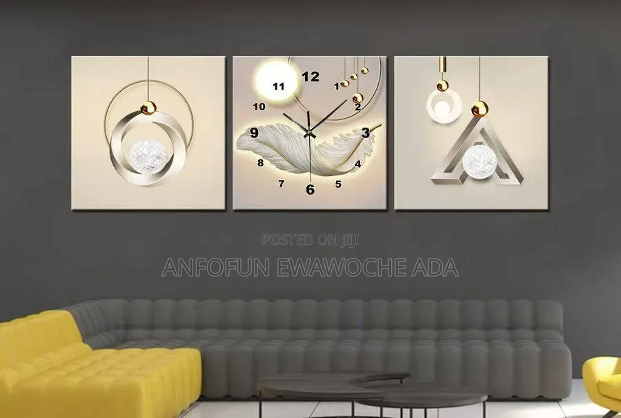 3-in-1 Decorative Wall Clock