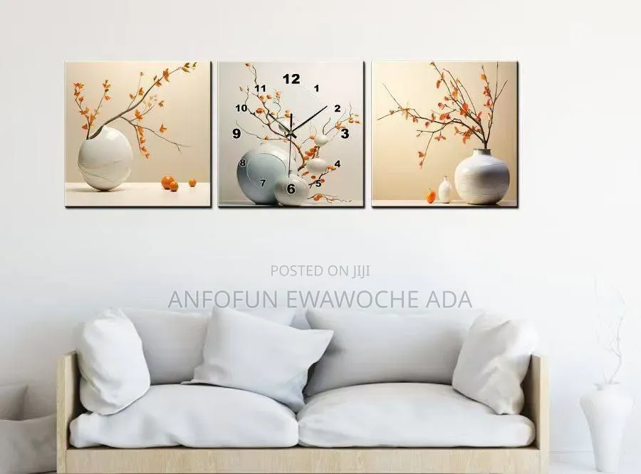 3-in-1 Decorative Wall Clock