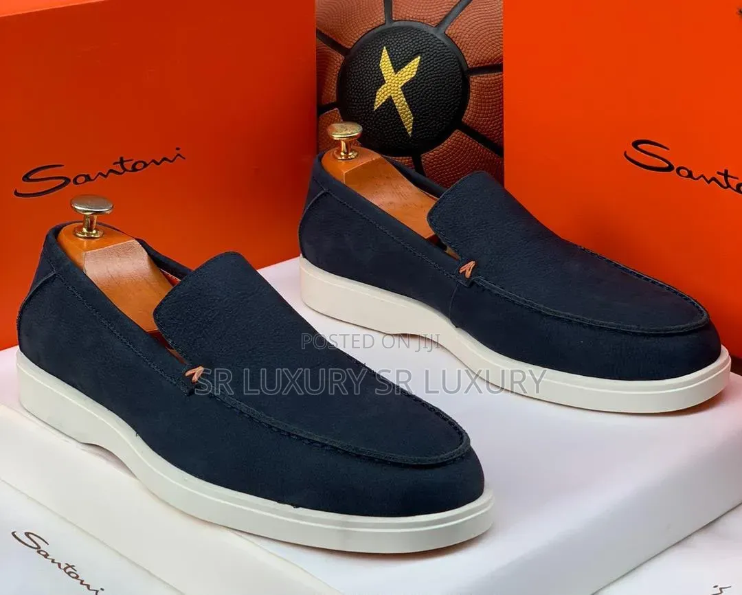 Stylish Men’s Santoni Slip-on Loafers