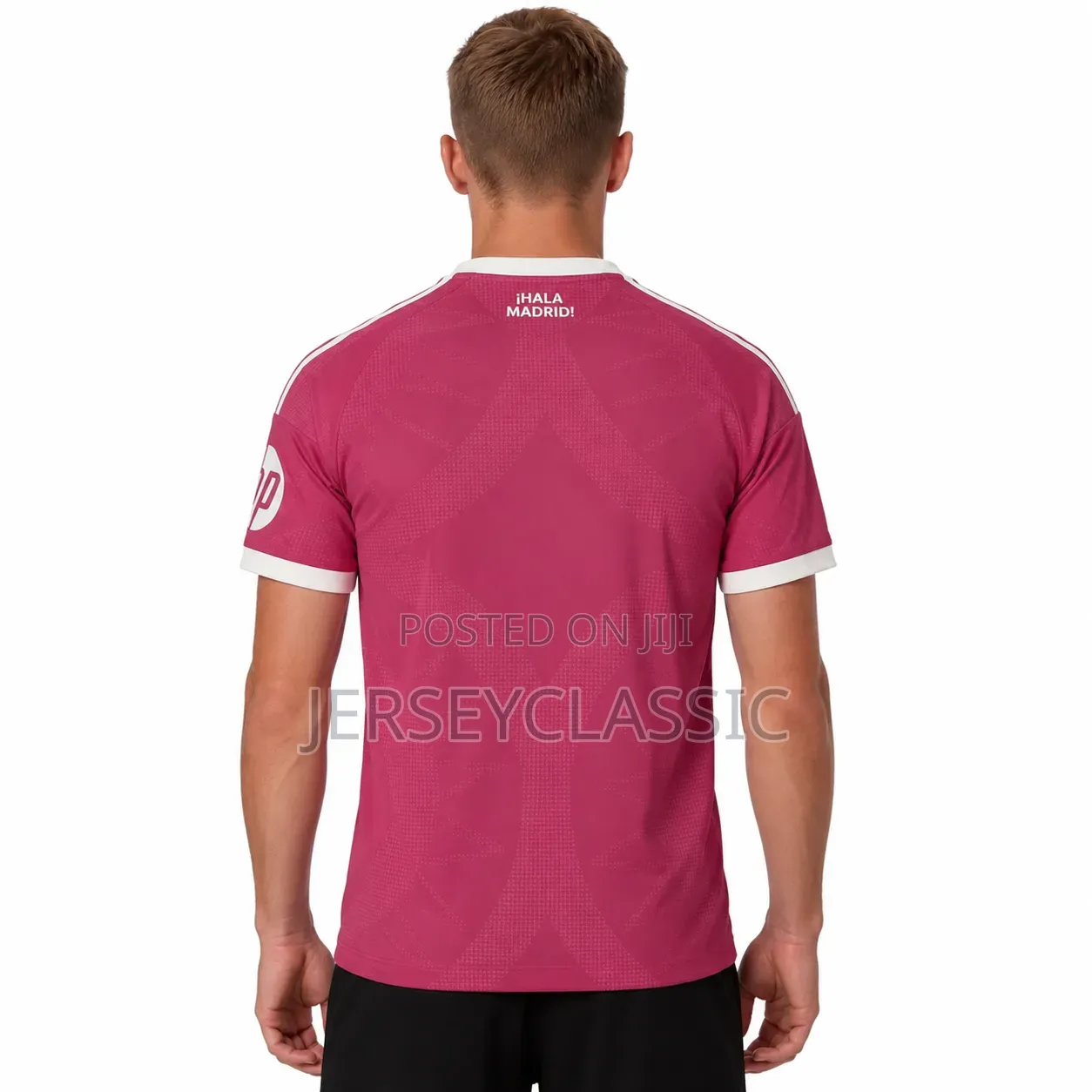 Real Madrid Pink Third Jersey – Stylish Football Shirt