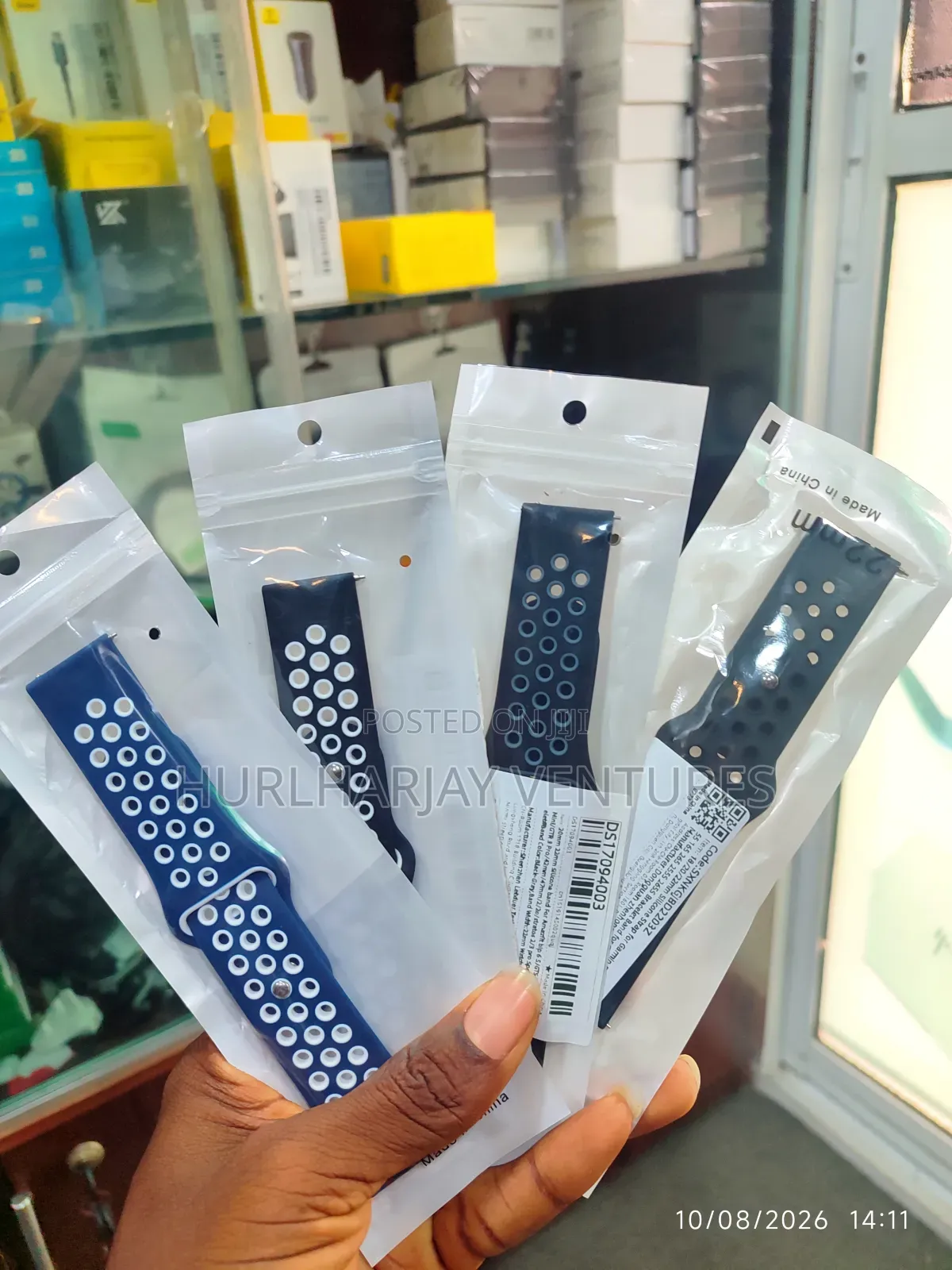 22mm Silicone Wrist Bands