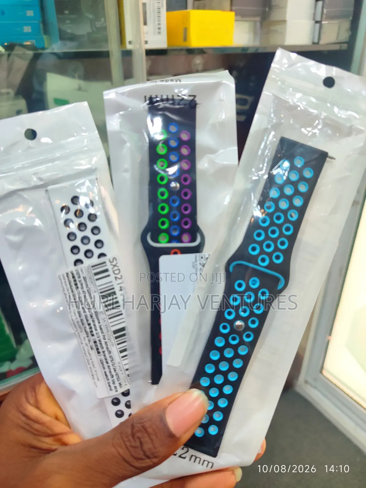 22mm Silicone Wrist Bands