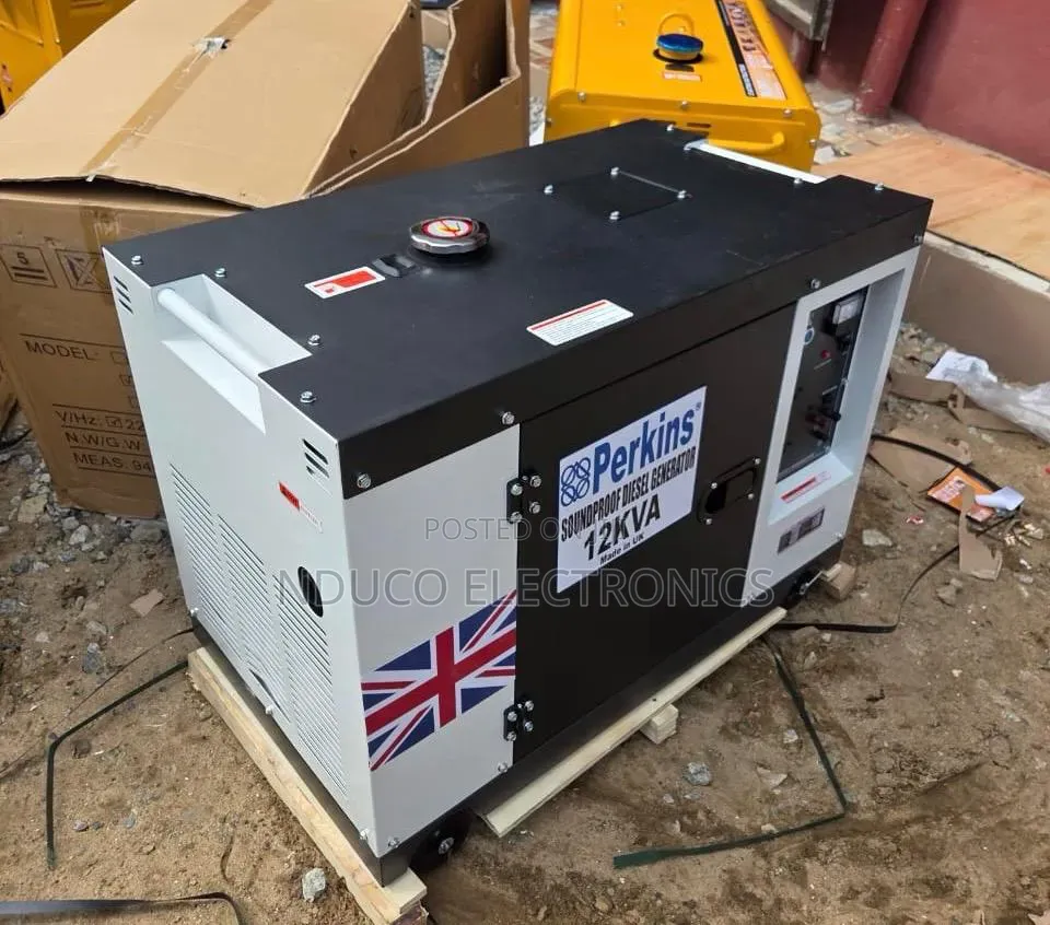 Perkins 12kva Soundproof Generator Copper With a Standard Service
