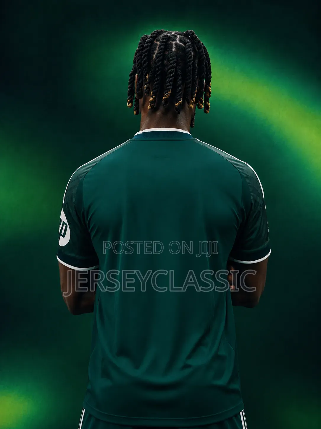 Real Madrid Green Football Jersey – Classic Style