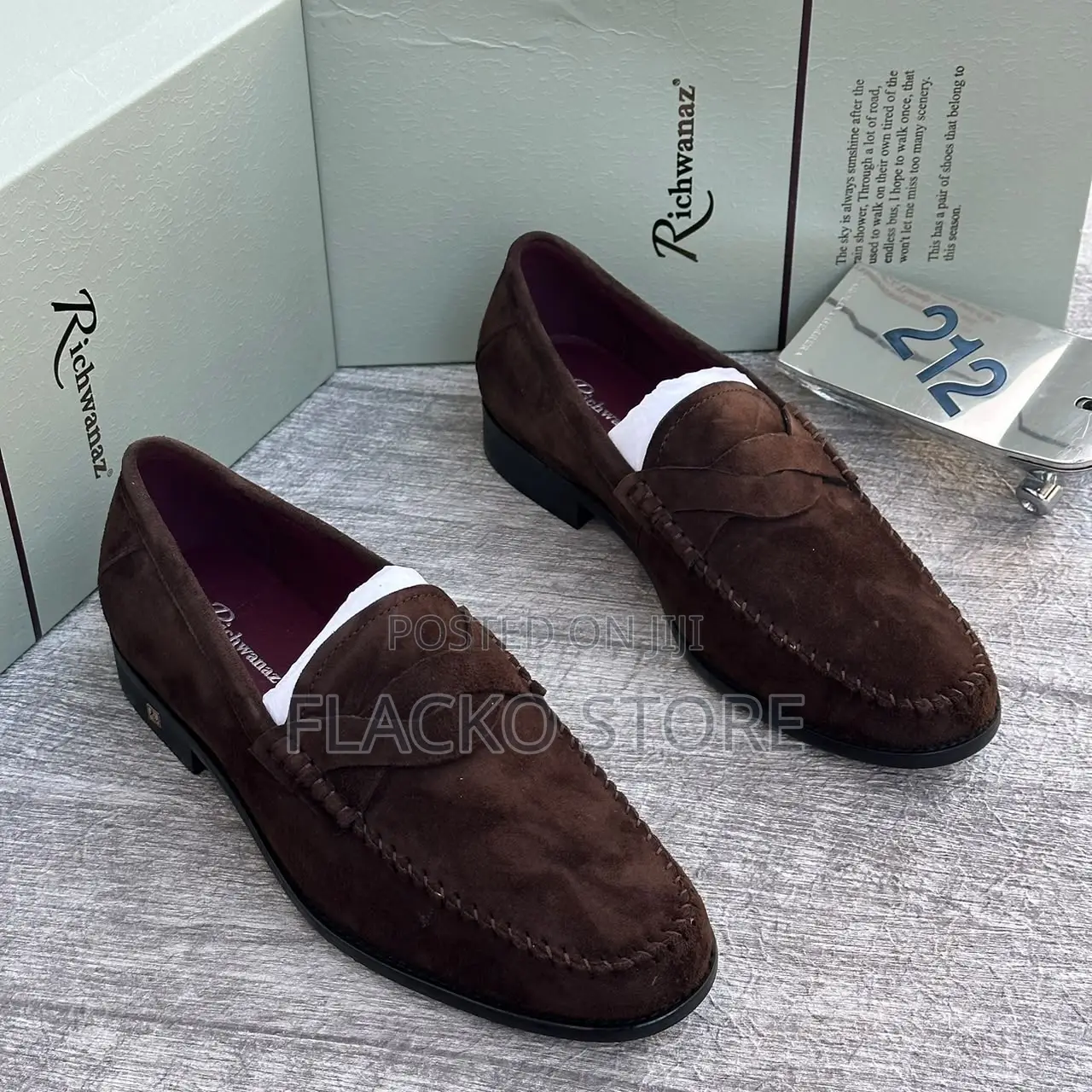 Original Richwanaz Suede Men Loafers Shoes