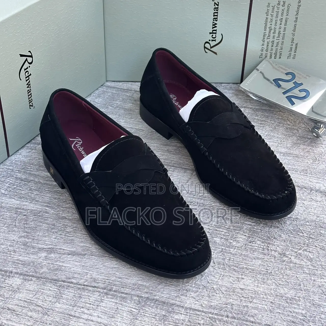 Original Richwanaz Suede Men Loafers Shoes