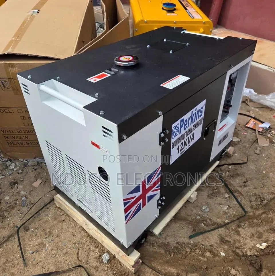 12kva Perkins Soundproof Generator Copper