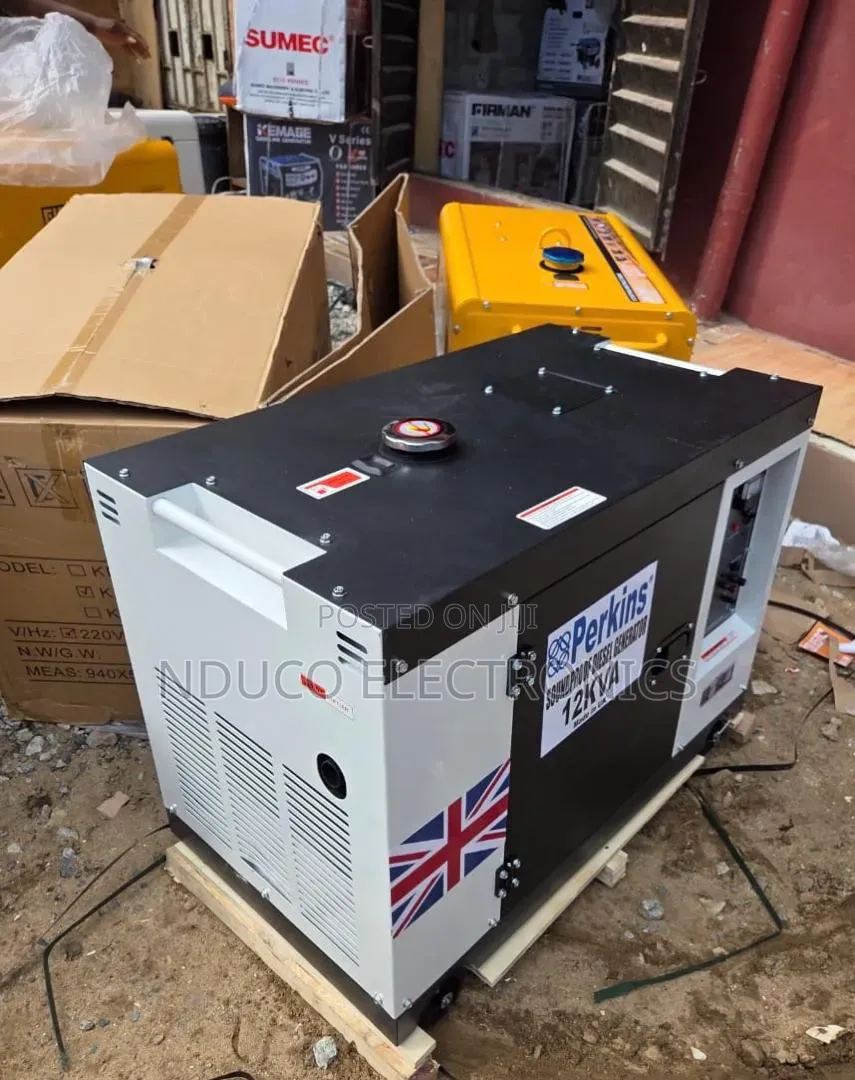 12kva Perkins Soundproof Generator Copper