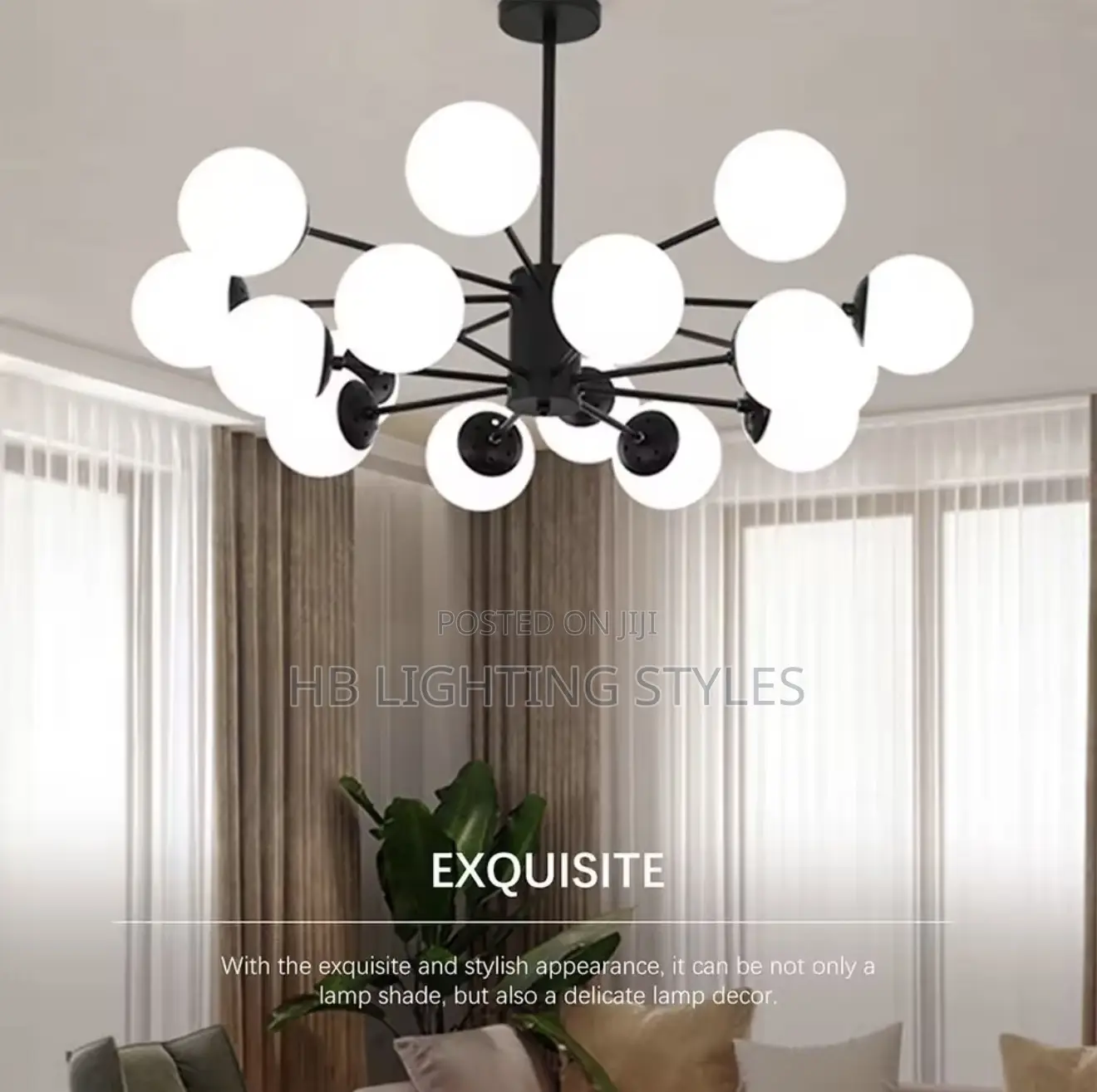 Frosted Glass Lamp Shade Round Pendant Light for Bedroom Living Room