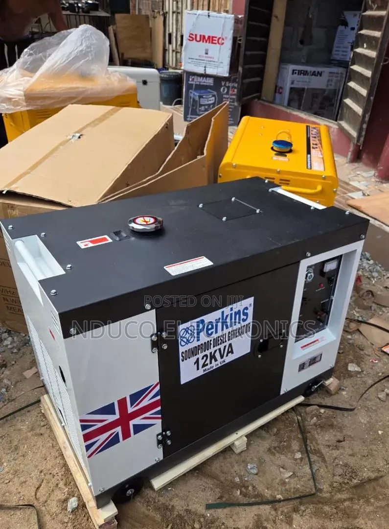 Perkins 12kva Soundproof Generator  Copper 