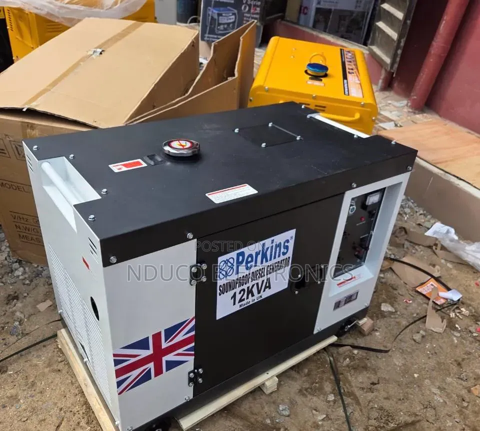 Perkins 12kva Soundproof Generator  Copper 