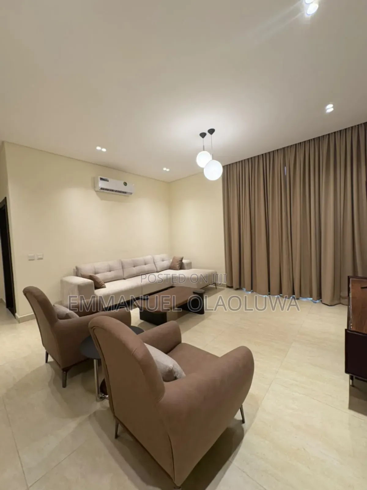 Furnished 3bdrm Apartment in Maitama for rent