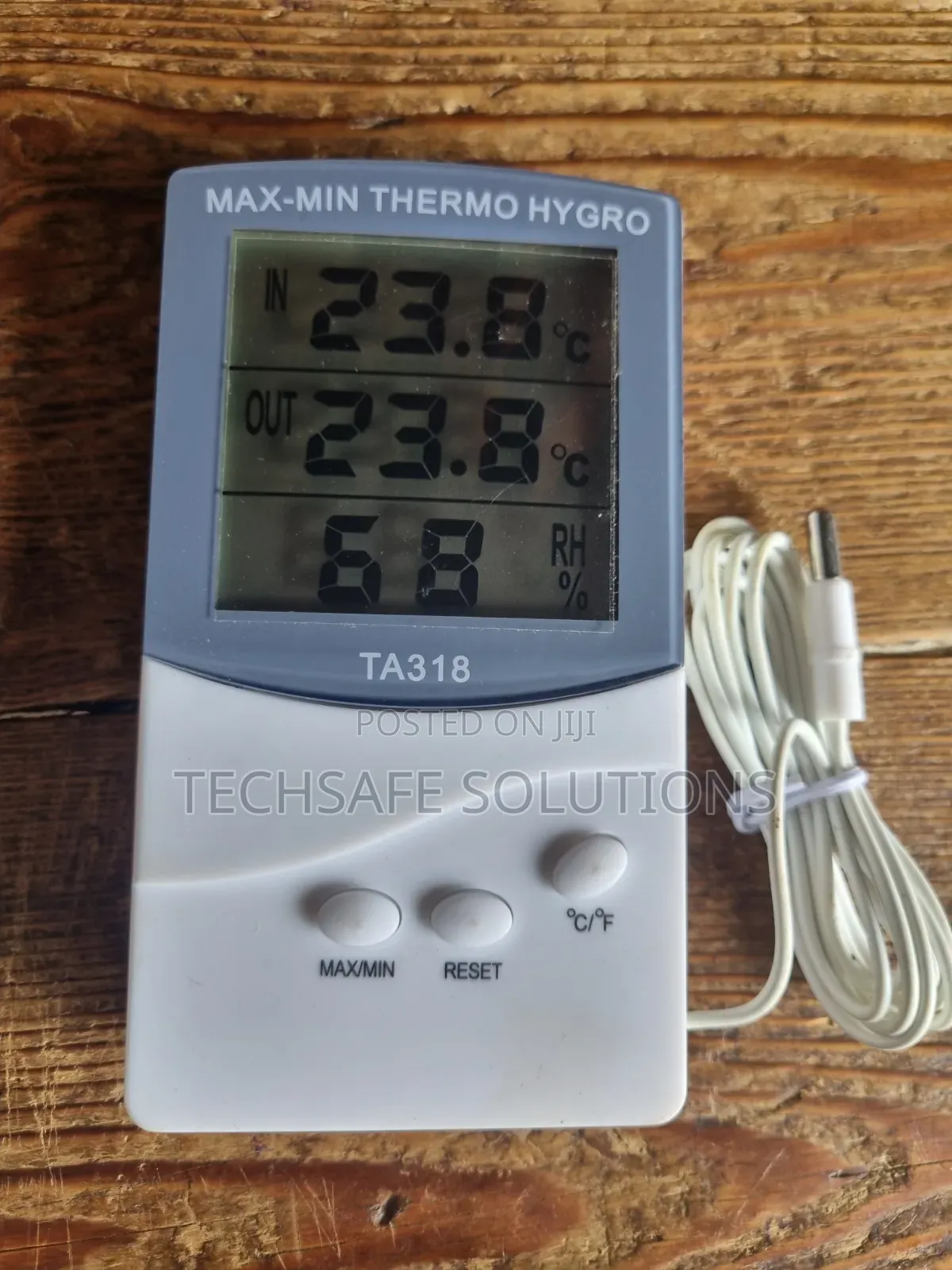 Digital Indoor/Outdoor Thermo-Hygrometer