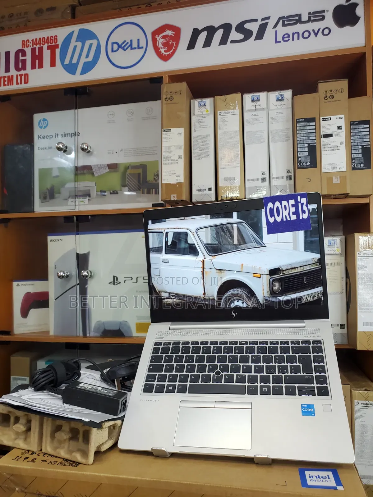 New Laptop HP EliteBook 820 G4 4GB Intel Core i3 SSD 256GB