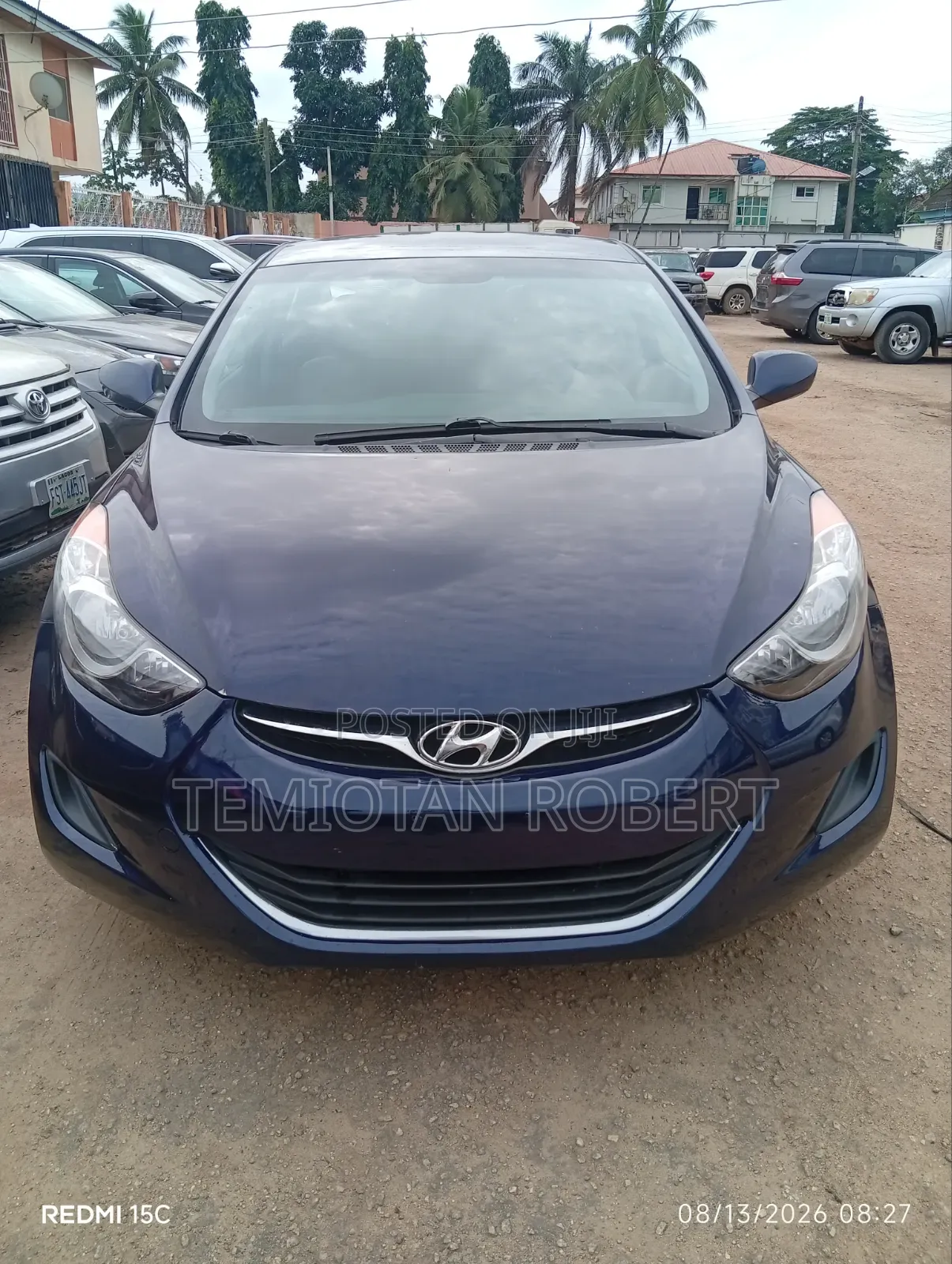 Hyundai Elantra 2012 Blue