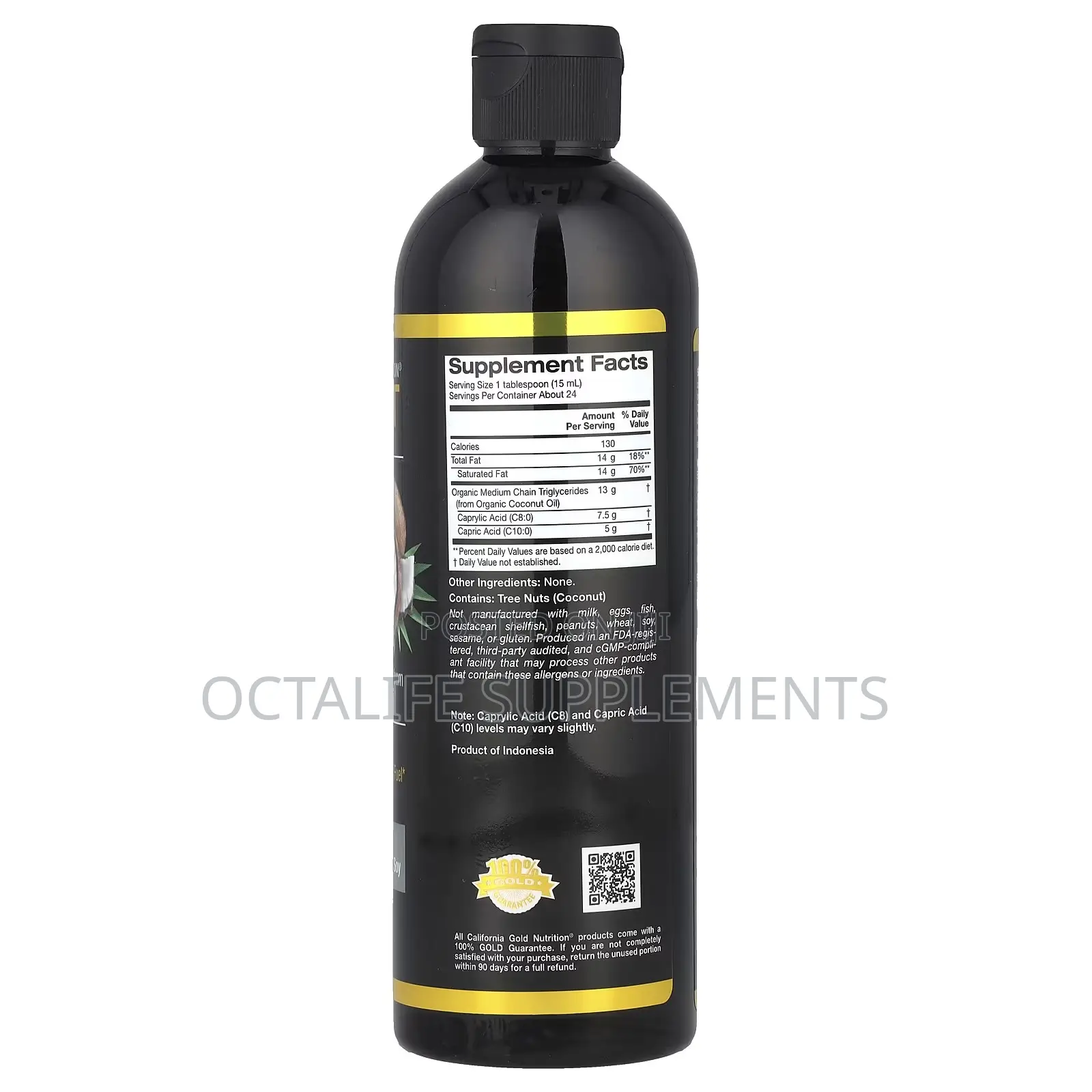 Sport, Organic MCT Oil, Unflavored, 12 Fl Oz (355 Ml)