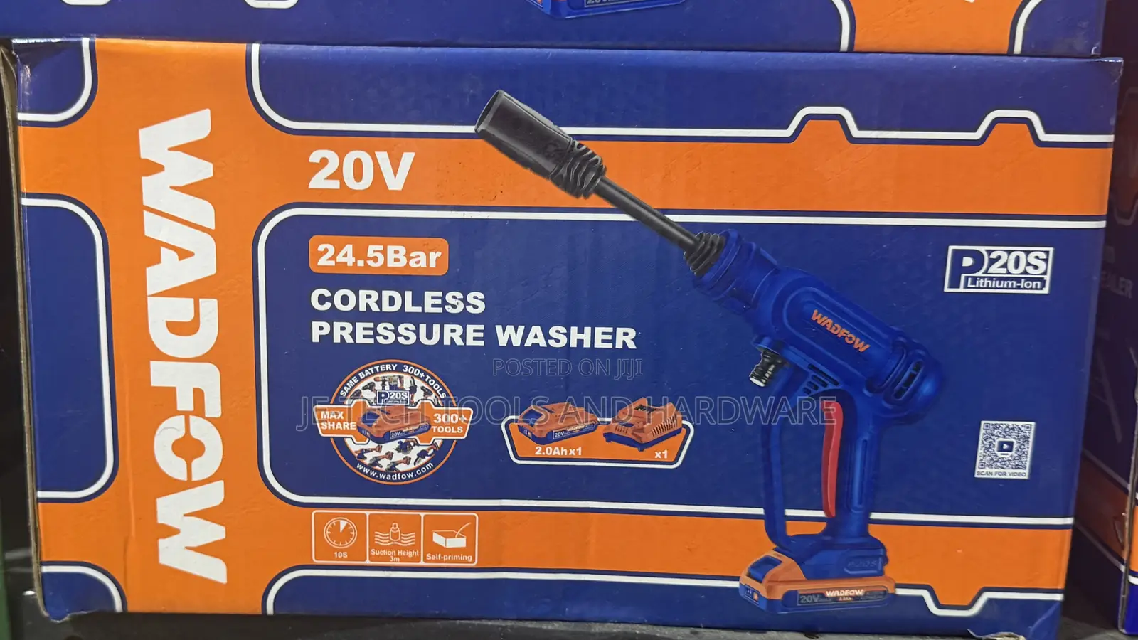 WQXO120 - Cordless Pressure Washer Voltage 20V Max