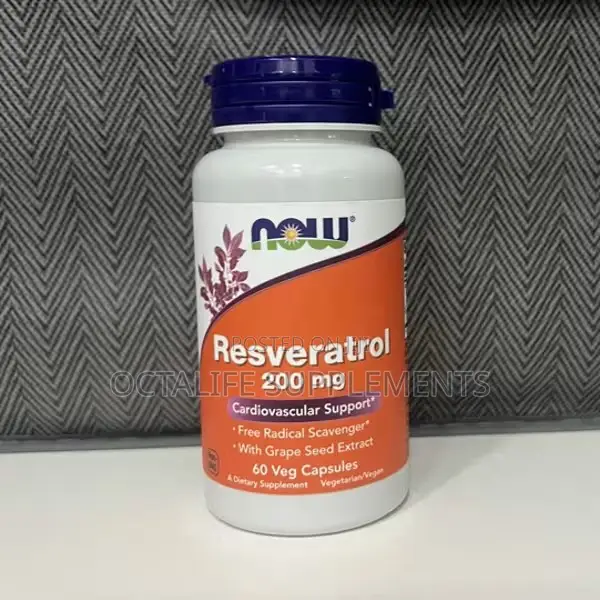 NOW Foods, Resveratrol, 200 Mg, 60 Veg Capsules