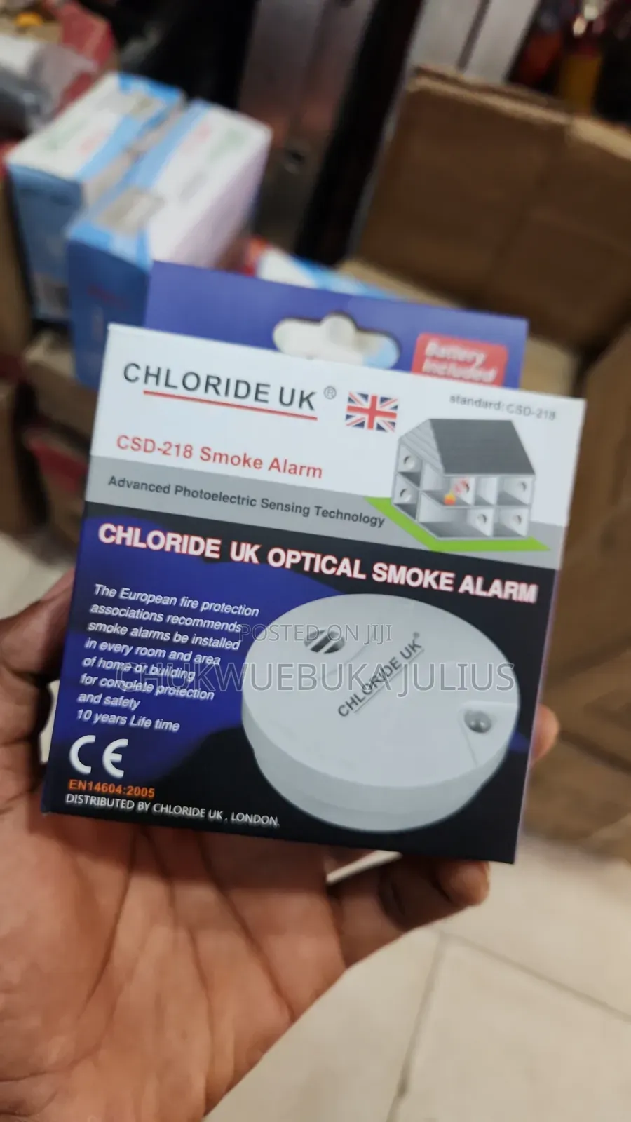 Chloride UK CSD-218-I/AI Interconnected Photoelectric Smoke Alarm