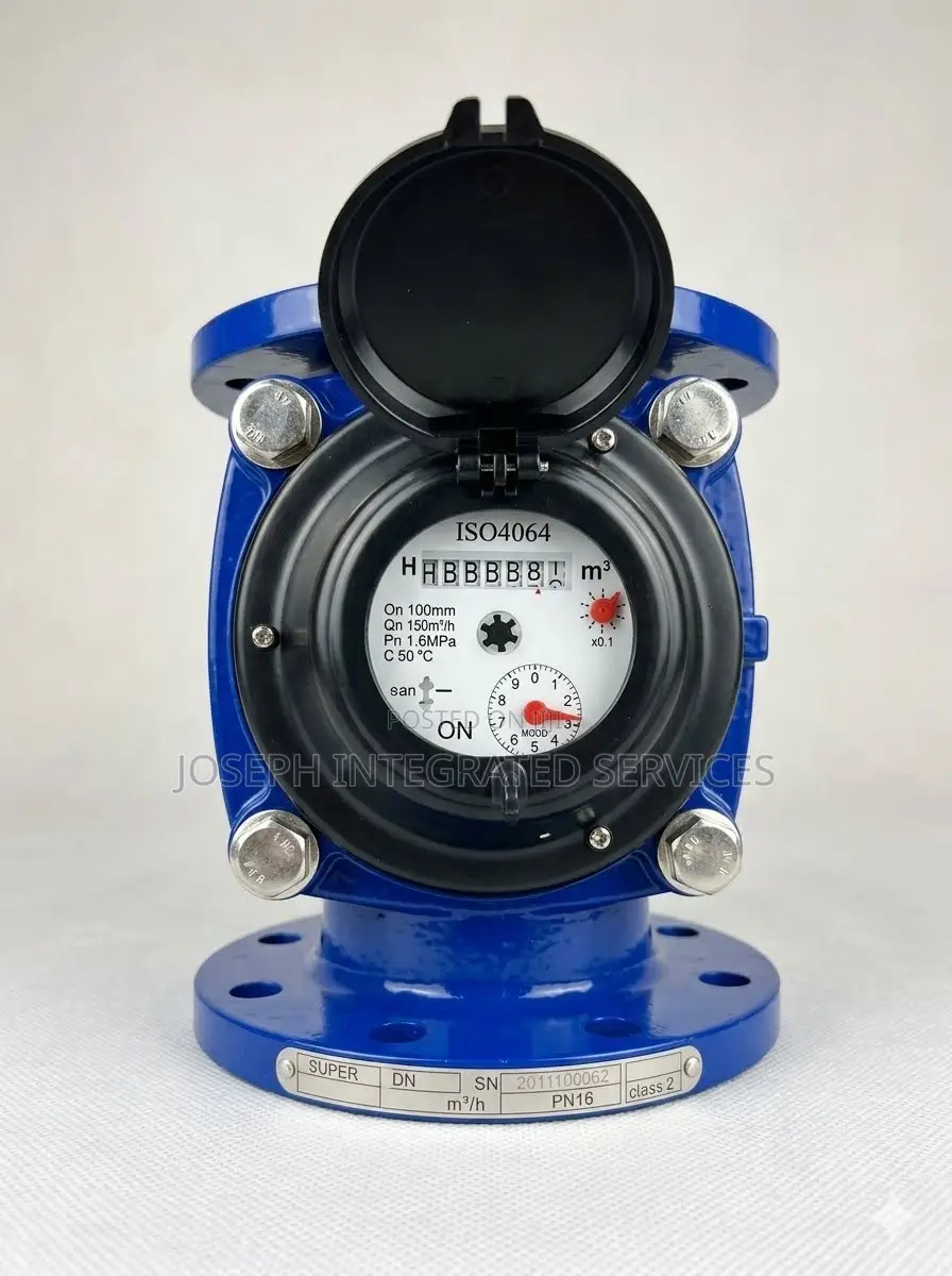 DN 100mm (4-Inch) Flanged Industrial Water Flow Meter