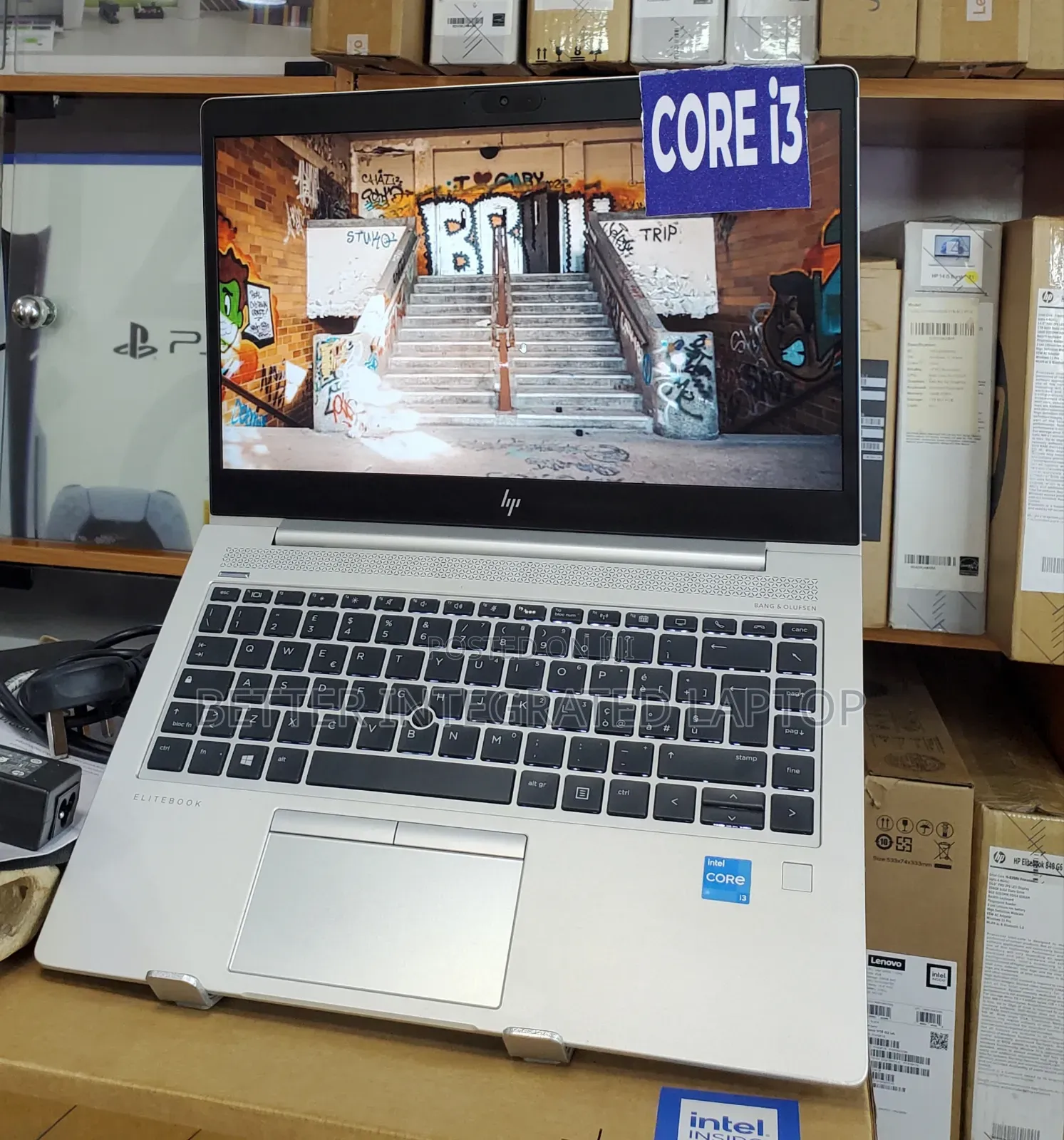 New Laptop HP EliteBook 820 G4 16GB Intel Core i3 SSD 512GB