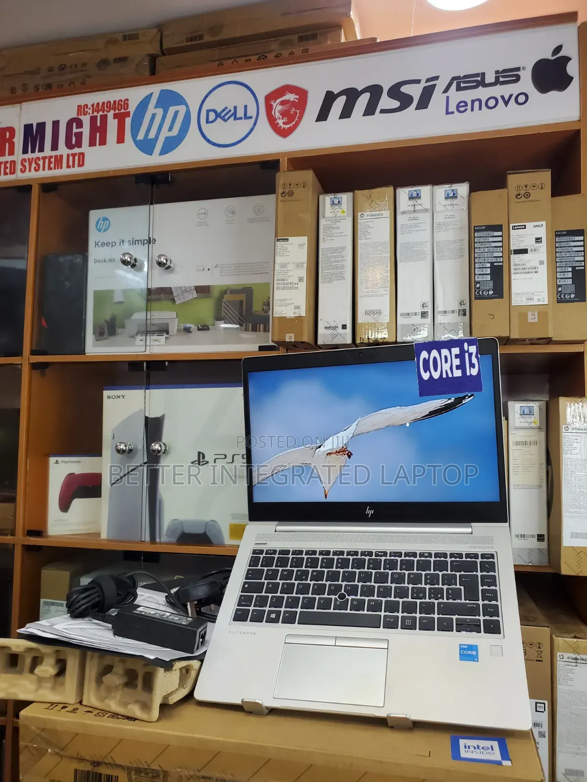 New Laptop HP EliteBook 830 16GB Intel Core i3 SSD 256GB