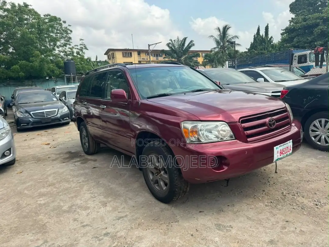 Toyota Highlander Limited V6 4x4 2004 Red