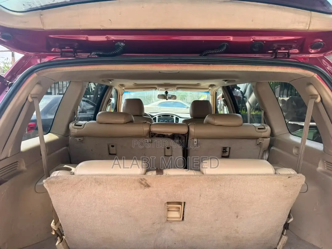 Toyota Highlander Limited V6 4x4 2004 Red