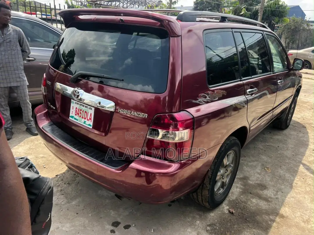 Toyota Highlander Limited V6 4x4 2004 Red